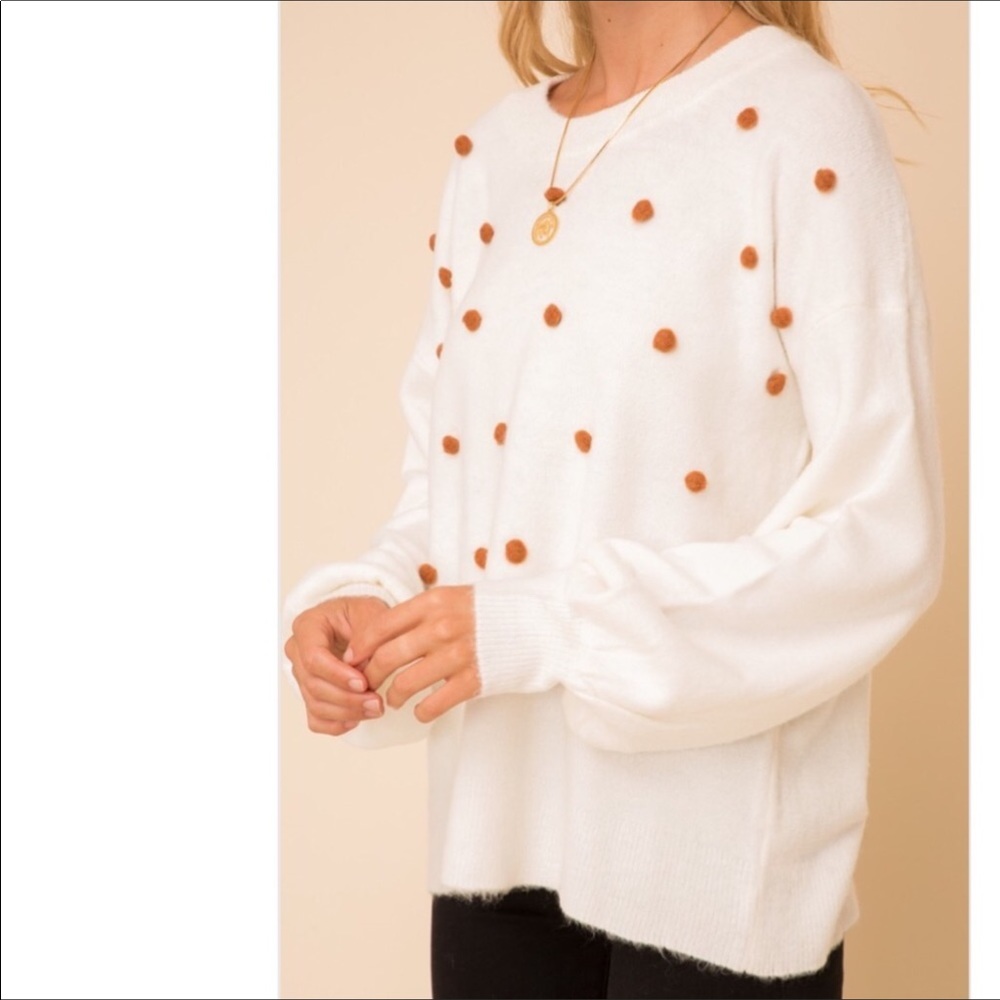 Pom Pom Sweater, New - Picture 6 of 12